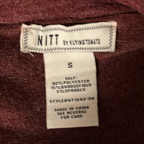 Nitt by Flying Tomato Cowl Neck or Off Shoulder Small - Picture 7 of 10